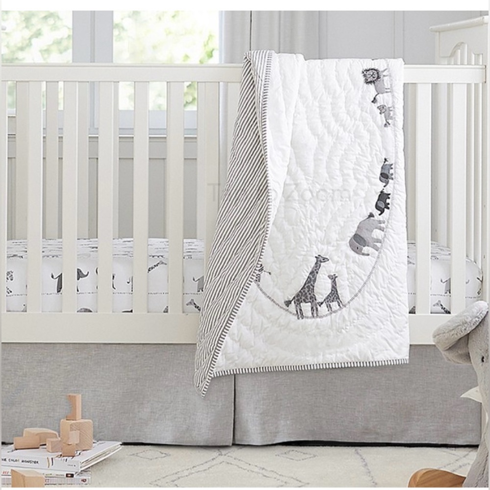Pottery Barn Crib Safari Bedding